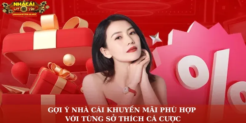 Gợi ý nhà cái khuyến mãi phù hợp với từng sở thích cá cược