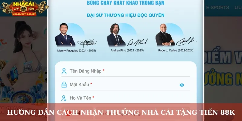 Hướng dẫn cách nhận thưởng nhà cái tặng tiền 88K