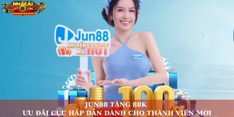 Jun88 Tặng 88k – Ưu Đãi Cực Hấp Dẫn Dành Cho Thành Viên Mới 1 Jun88 tặng 88k