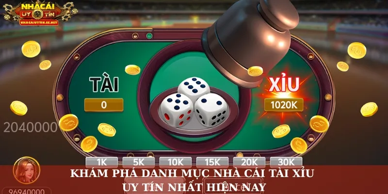 Khám phá danh mục nhà cái tài xỉu uy tín nhất hiện nay