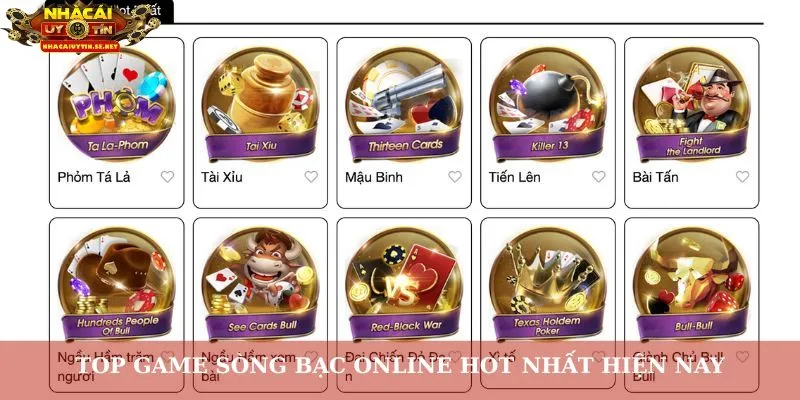 Sòng Bạc Online – Trải Nghiệm Giải Trí Thực Tế Và An Toàn 10 Top game sòng bạc online hot nhất hiện nay