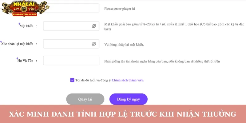Bet88 Tặng 88K Miễn Phí – Ưu Đãi Vàng Cho Thành Viên Mới 4 Xác minh danh tính hợp lệ trước khi nhận thưởng