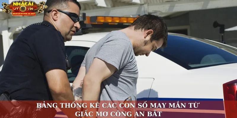 Bảng thống kê các con số may mắn từ giấc mơ công an bắt