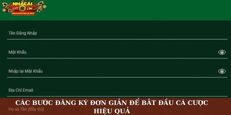 Các Bước Đăng Ký Đơn Giản Để Bắt Đầu Cá Cược Hiệu Quả 10 Các bước đăng ký