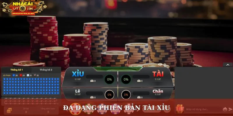 Tài Xỉu VB88 – Sân Chơi Uy Tín Cho Người Yêu Đỏ Đen 3 Đa dạng phiên bản tài xỉu