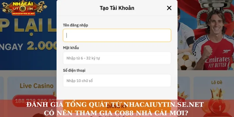 CO88 Nhà Cái Mới: Làn Gió Khác Biệt Trong Thế Giới Cá Cược 5 Đánh giá tổng quát từ nhacaiuytin.se.net - Có nên tham gia Co88 nhà cái mới?