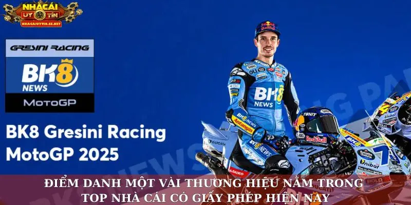 Điểm danh một vài thương hiệu nằm trong top nhà cái có giấy phép hiện nay