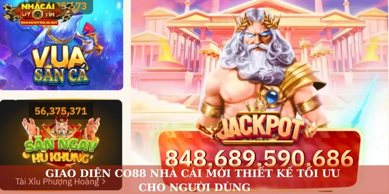 CO88 Nhà Cái Mới: Làn Gió Khác Biệt Trong Thế Giới Cá Cược 4 Giao diện Co88 nhà cái mới thiết kế tối ưu cho người dùng