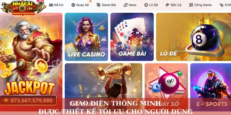 Giao diện thông minh, được thiết kế tối ưu cho người dùng