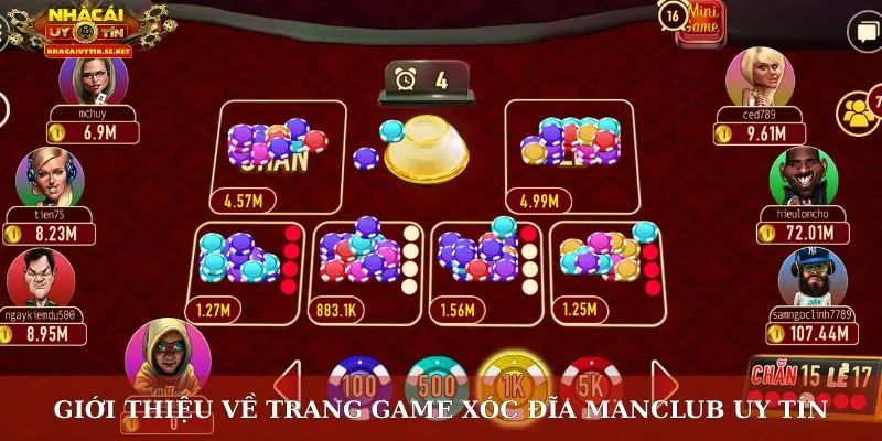 Giới thiệu về trang game xóc đĩa Manclub uy tín