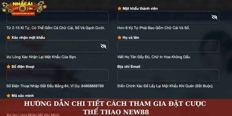 Hướng dẫn chi tiết cách tham gia đặt cược thể thao New88