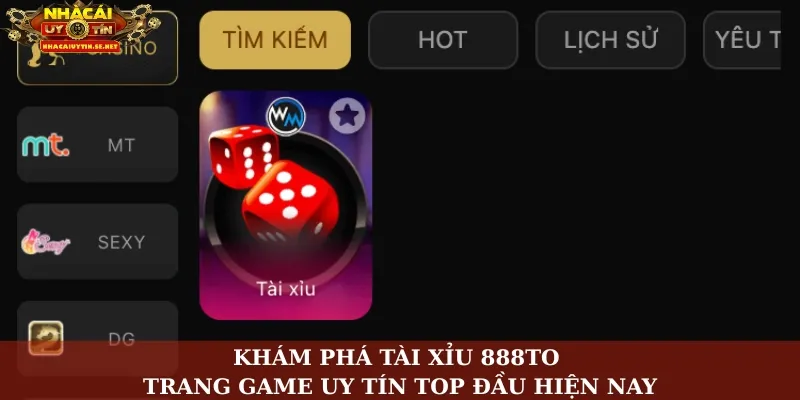 Tài Xỉu 888TO – Trải Nghiệm Sân Chơi Mới Của Cá Cược Online 2 Khám phá tài xỉu 888TO - Trang game uy tín top đầu hiện nay
