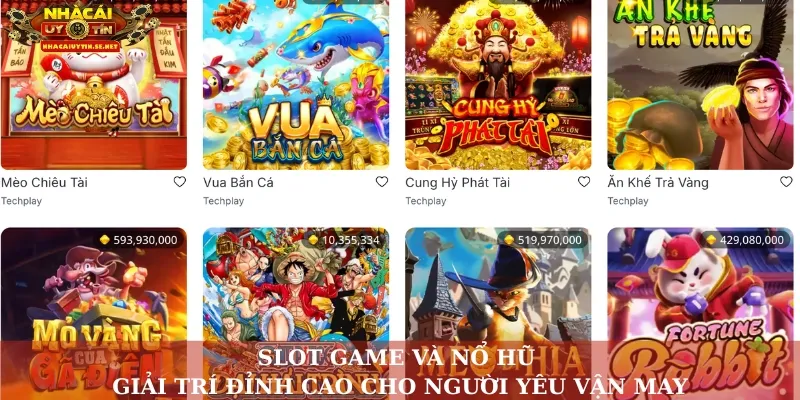 Slot game và nổ hũ – Giải trí đỉnh cao cho người yêu vận may