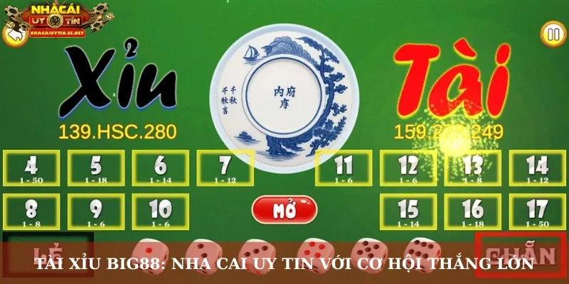 Tài Xỉu Big88: Nhà Cái Uy Tín Cho Trải Nghiệm Cược Đẳng Cấp 2 Tài Xỉu Big88: Nha cai uy tin với cơ hội thắng lớn