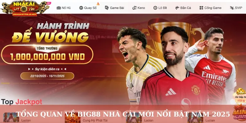 Tổng quan về Big88 nhà cái mới nổi bật năm 2025