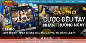 Top nhà cái đáng chơi