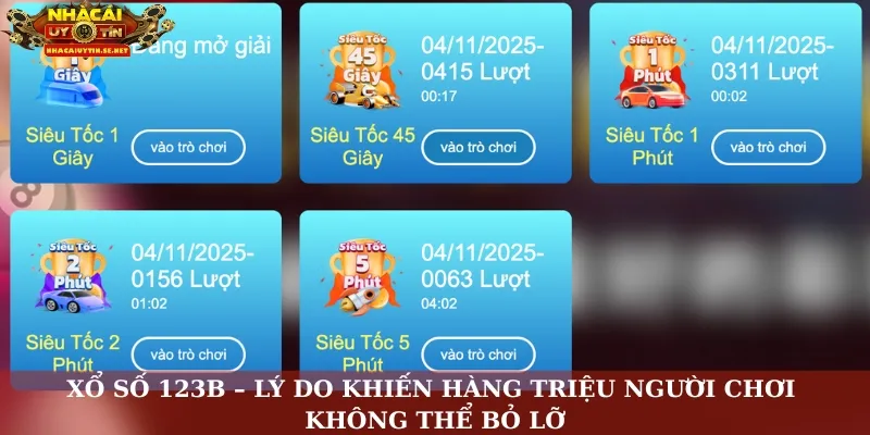 Xổ Số 123B – Bùng Nổ May Mắn, Trúng Lớn Trong Tích Tắc 4 Xổ số 123B – Lý do khiến hàng triệu người chơi không thể bỏ lỡ