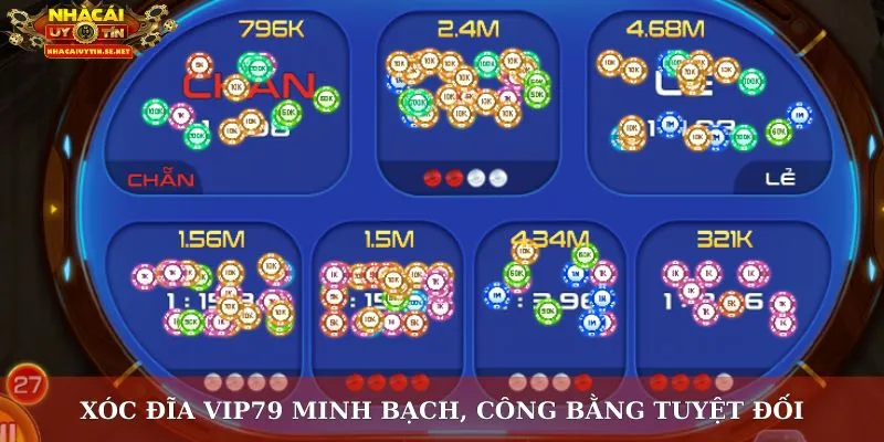 Khám Phá Xóc Đĩa VIP79 – Sân Chơi Trực Tuyến Hấp Dẫn 4 Xóc đĩa VIP79 minh bạch, công bằng tuyệt đối